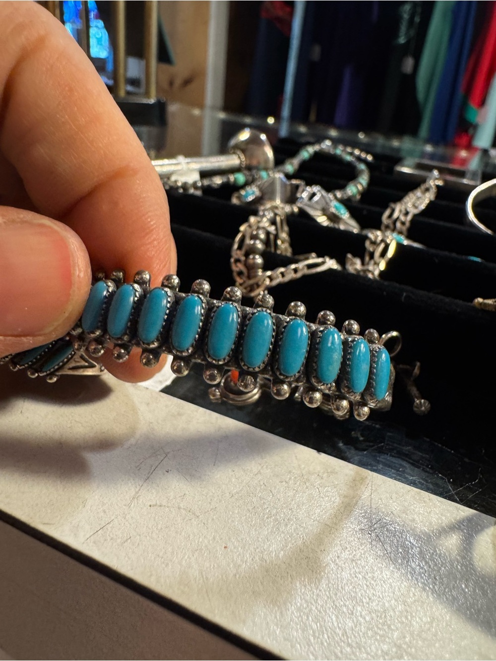 sterling turquoise bracelet
